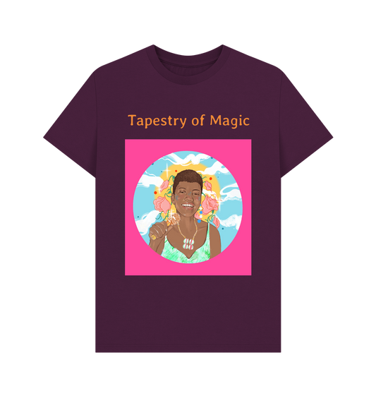 Purple Printed T-shirt